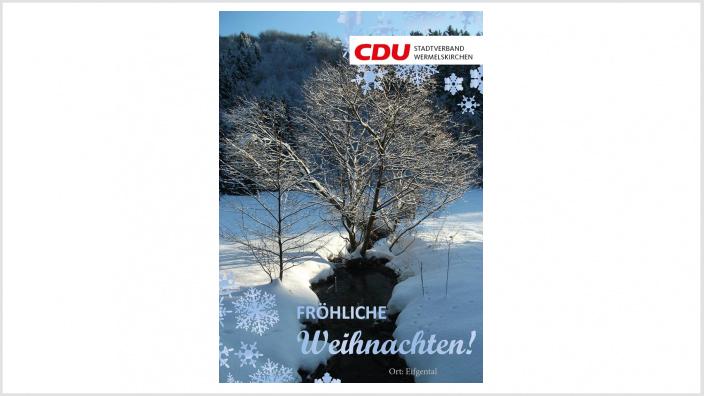 Die CDU Wermelskirchen wünscht ein frohes und besinnliches Weihnachtsfest